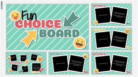 Fun Choice Board | Free PowerPoint template & Google Slides theme