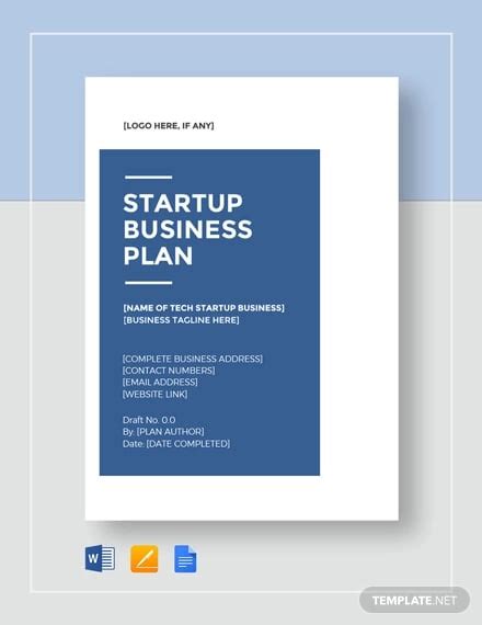 Simple Startup Business Plan Template