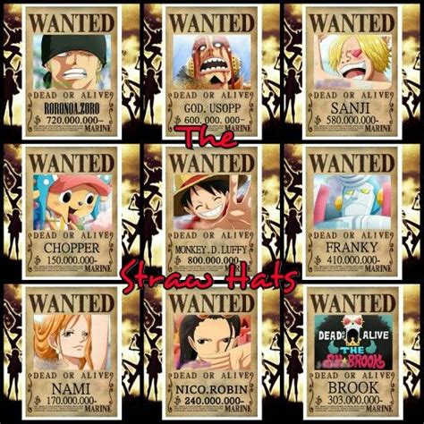 41+ one piece wanted poster straw hat pirates - CallumHattie