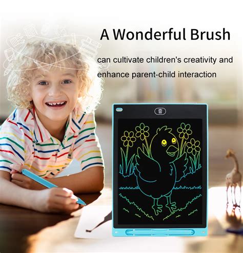 Electronic Handwriting Kids Drawing Tablet Kids Writing Slate Pad Board ...