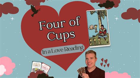 Four of Cups in Love | Daily Tarot Card Meanings for Relationships ...