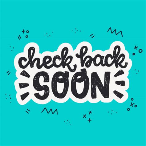 Best Be Back Soon Sign Illustrations, Royalty-Free Vector Graphics ...