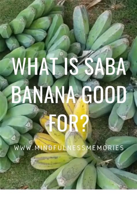 Cardava Banana (Saba) Surprising Health Benefits ( Cardaba ) - Mindfulness Memories