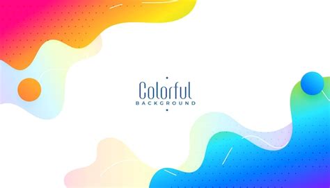 Free Vector | Fluid style colorful abstract background