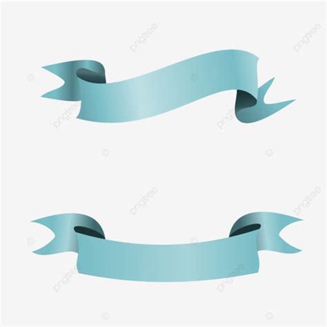 Blue Awareness Ribbon Vector Design Images, Blue Color Ribbon Vector Png, Ribbon, Banner, Ribbon ...