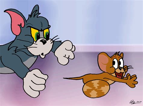 Tom And Jerry Running Gif