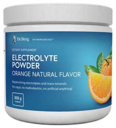 Dr Berg Electrolyte Powder Orange Natural Flavor - 1Source