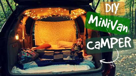 DIY Minivan Camper Conversion - YouTube