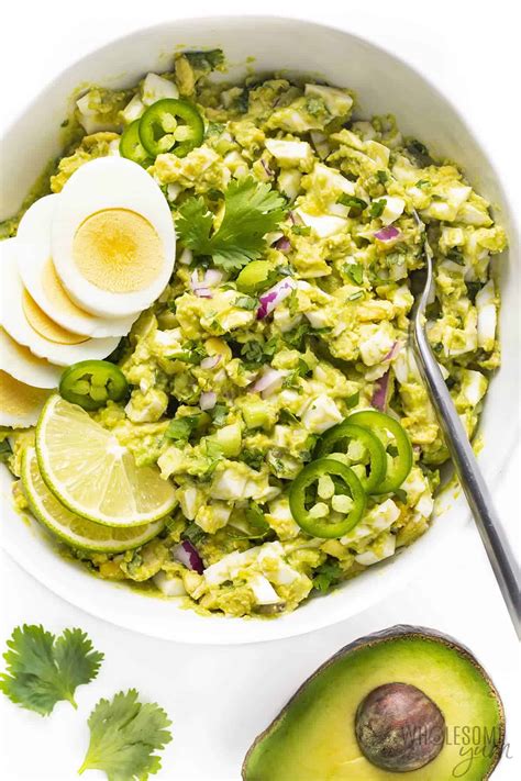 Avocado Egg Salad (10 Minutes!) - Wholesome Yum