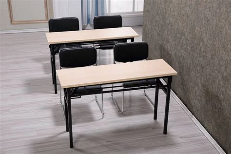 Student desks and chairs Folding Training Table long conference table desk double School tables ...