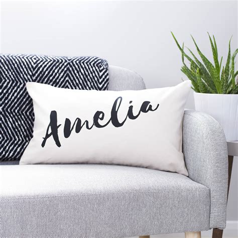 Personalised Name Cushion By Clouds and Currents