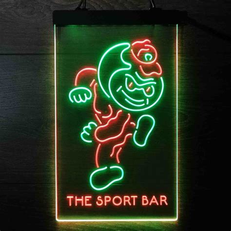 Ohio State Buckeyes Brutus NFL Football Club Neon-like LED Sign - PRO LED SIGN!