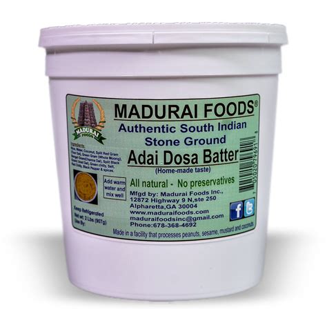 Adai Dosa Batter-online Indian Groceries: Madurai Foods