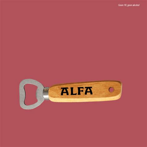 Alfa Bier flesopener | Via de Alfa Bier webshop