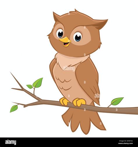 Owl cartoon hi-res stock photography and images - Alamy