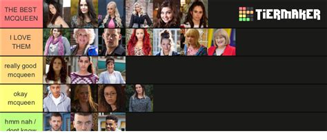 RANK THE HOLLYOAKS MCQUEEN FAMILY Tier List (Community Rankings ...