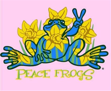 Peace Frog ☮️ 🐸 | Peace frog, Frog life, Frog