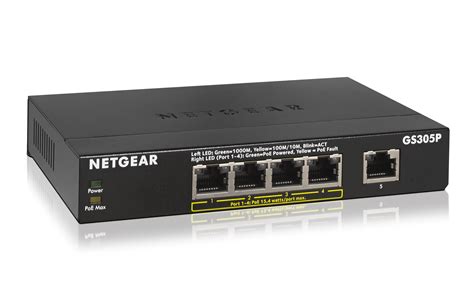 NETGEAR GS305P – UNMANAGED SOHO SWITCHES – ACD Tech