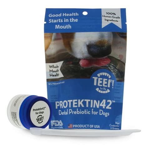 TEEF Daily Dental Care – Natural Dog Dental Water Additive, Fights Plaque and Tartar – No ...