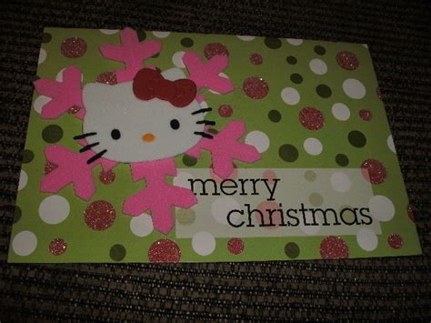 Hello Kitty Christmas Cards · A Glitter Card · Cardmaking on Cut Out + Keep