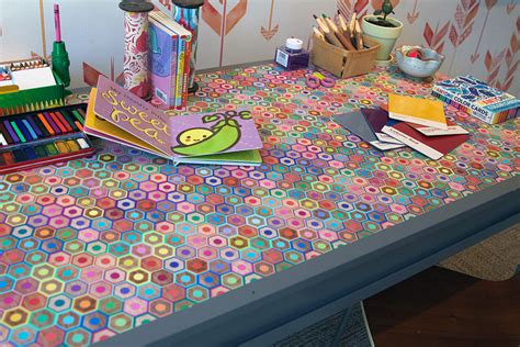 Re-Cover An Art Desk for Less Than $30 | Spoonflower Blog