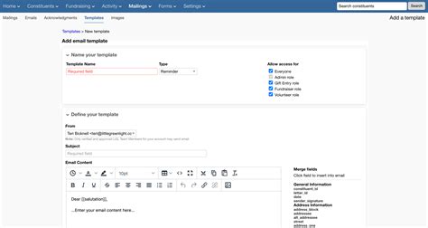 Email templates - Little Green Light Knowledge Base