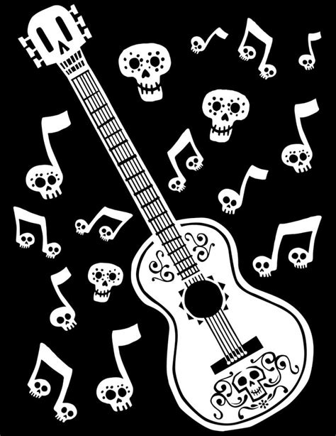 Get This Disney Coco Coloring Pages to Print Miguels Guitar