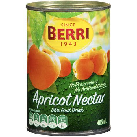 Berri Canned Apricot Nectar With 35% Juice 405ml | Woolworths