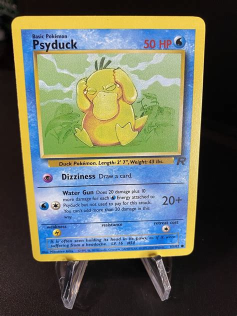 Mavin | PSYDUCK Pokemon Card - 65/82 - NM