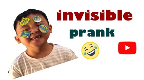 Prank time | invisible - YouTube