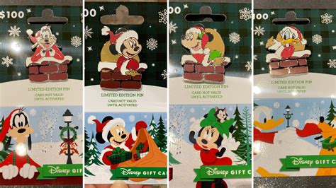 PHOTOS: NEW $100 Disney Gift Cards with Limited Edition Holiday Pins ...