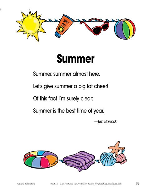 Summer poem – Artofit