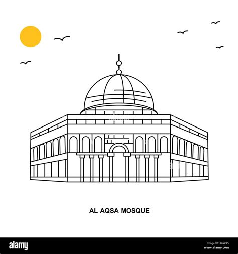 Al Aqsa Mosque Coloring Pages