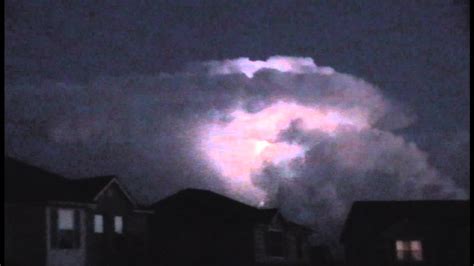 Lightning constantly striking inside a big cumulus cumulonimbus cloud. - YouTube