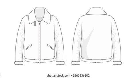 Jacket Template Images, Stock Photos & Vectors | Shutterstock