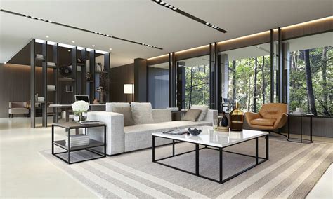 ภาพ 3D Perspective Interior | House interior, Living room modern, Elegant living room