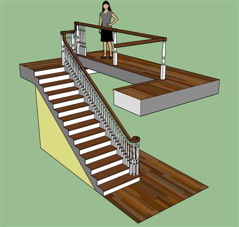 Modern Stairs Sketchup - Mortich