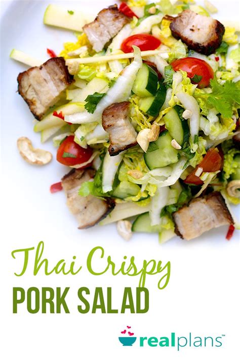 Thai Crispy Pork Salad Recipe | Real Plans