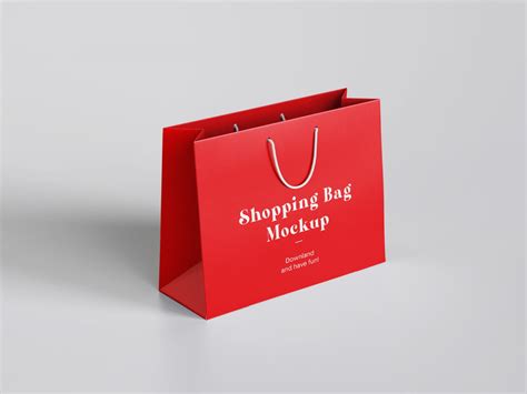 Free Paper Shopping Bag Mockup PSD — Free Mockup World