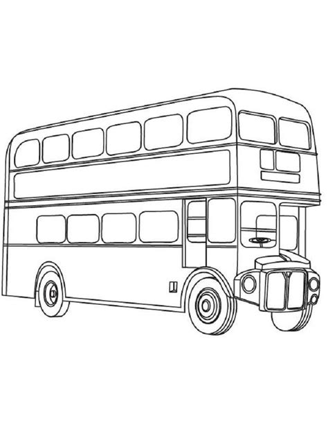 Bus Coloring Pages Collection PDF - Coloringfolder.com