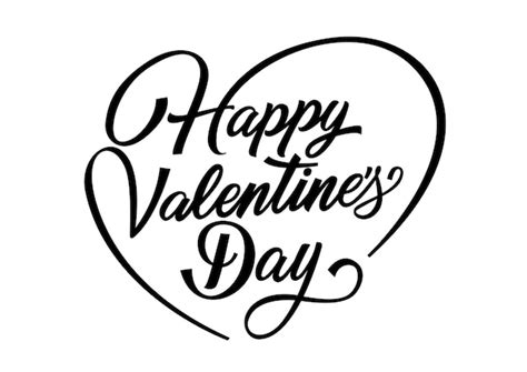 Free Vector | Happy Valentines Day Lettering