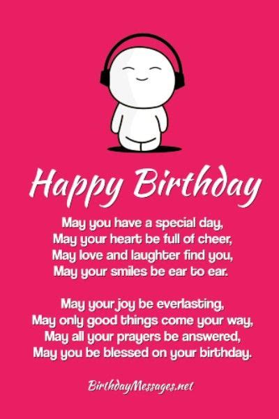 Birthday Poems - Happy Birthday Poem and eCard | Birthday poems, Happy birthday verses, Birthday ...