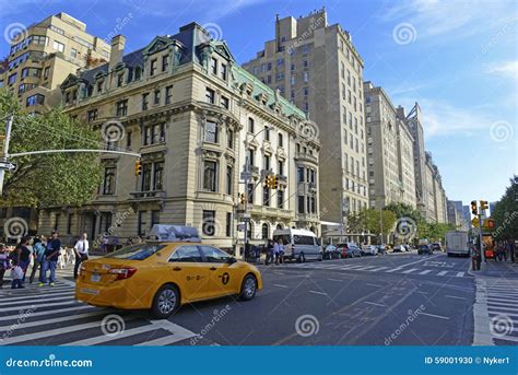 Luxury Residential Buildings on 5th Avenue, Manhattan Editorial Image ...