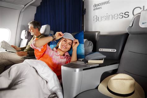 Business Class auf Kurz- und Langstreckenflügen mit Discover Airlines