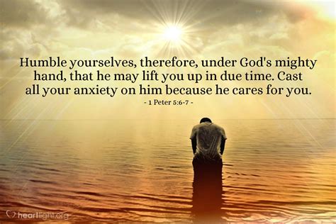 1 Peter 5:6-7 — Today's Verse for Friday, May 19, 2017