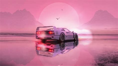 aesthetic f 40 forza horizon 4 free live wallpaper - YouTube