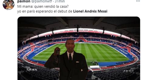 Lionel Messi debuta en el PSG, los mejores memes