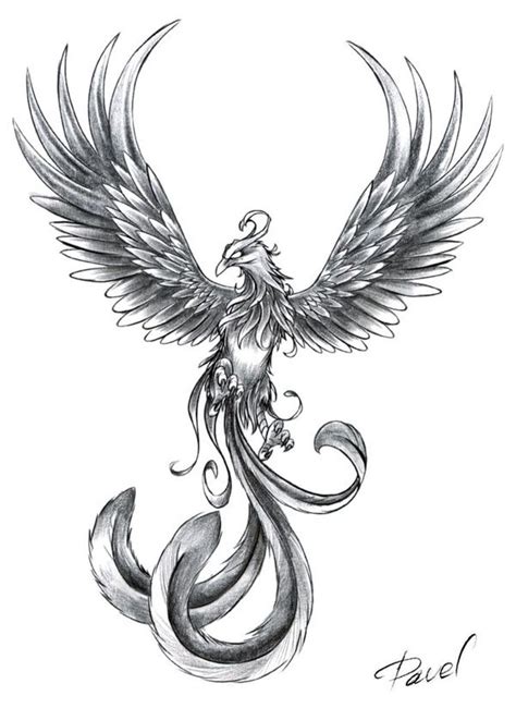 rising tattoo phoenix - Clip Art Library