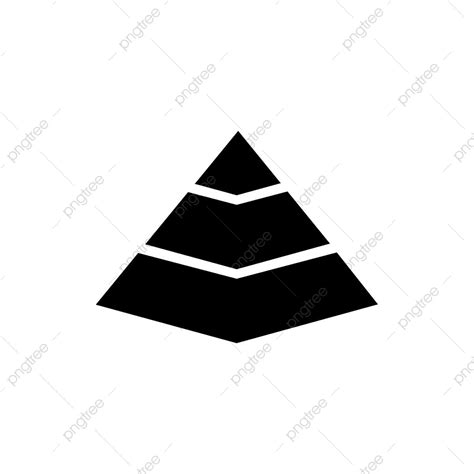 Pyramide Silhouette Vector PNG, Pyramid Chart Background Vector Business, Graph, Planing ...