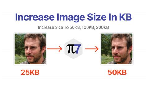 Increase Image Size In KB | Pi7 Photo Size Increaser